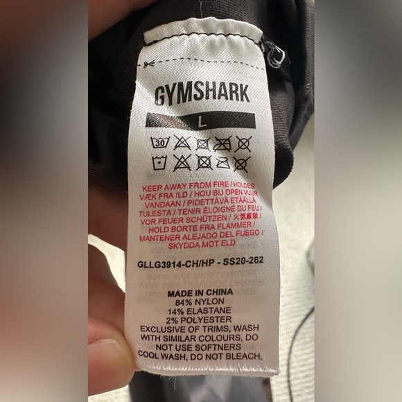 Gymshark gray 7/8 leggings - size L - Picture 5 of 5